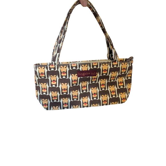 BUNGALOW 360 Small Canvas Happy Dog Purse - Picture 6 of 8